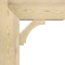 Ekena Millwork Imperial Block Rough Sawn Bracket w/ Offset Brace, Douglas Fir, 8"W x 20"D x 20"H BKT0806X20X20IMP05RDF - alternate 4